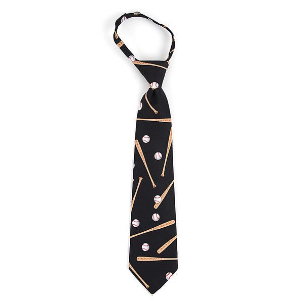 Boy's Baseball Novelty Tie BN2604-T - Bundle Bus