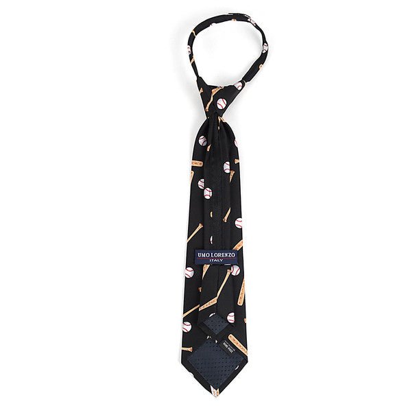 Boy's Baseball Novelty Tie BN2604-T - Bundle Bus