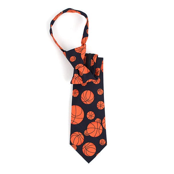 Boy's Basketball Novelty Tie BN2402-T - Bundle Bus