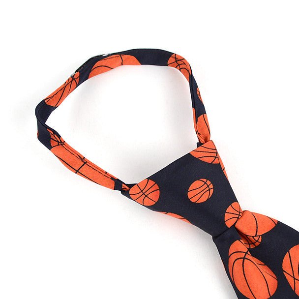 Boy's Basketball Novelty Tie BN2402-T - Bundle Bus