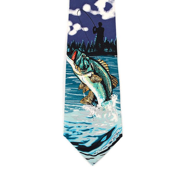 Boy's Fishing Novelty Tie BN2608-T - Bundle Bus