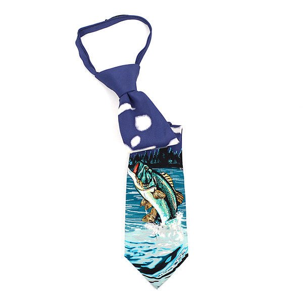 Boy's Fishing Novelty Tie BN2608-T - Bundle Bus