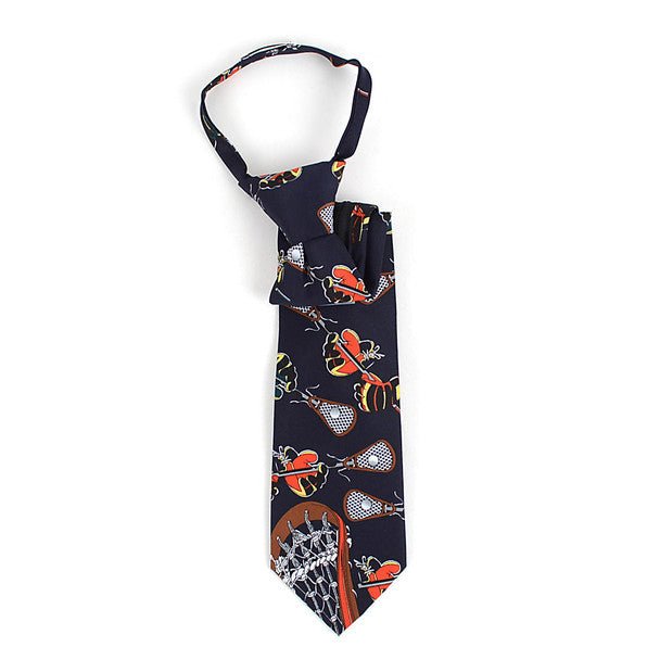 Boy's Lacrosse Novelty Tie BNZ2605 - Bundle Bus