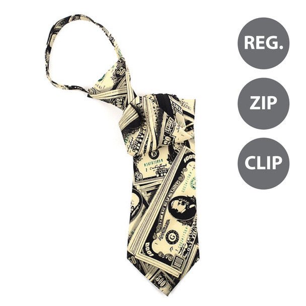 Boy's Money Novelty Tie BN2610-T - Bundle Bus