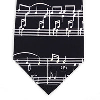 Boy's Music Notes Novelty Tie BN2607-T - Bundle Bus