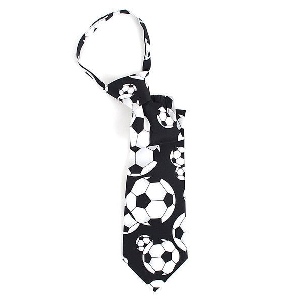 Boy's Soccer Novelty Tie BN2403-T - Bundle Bus