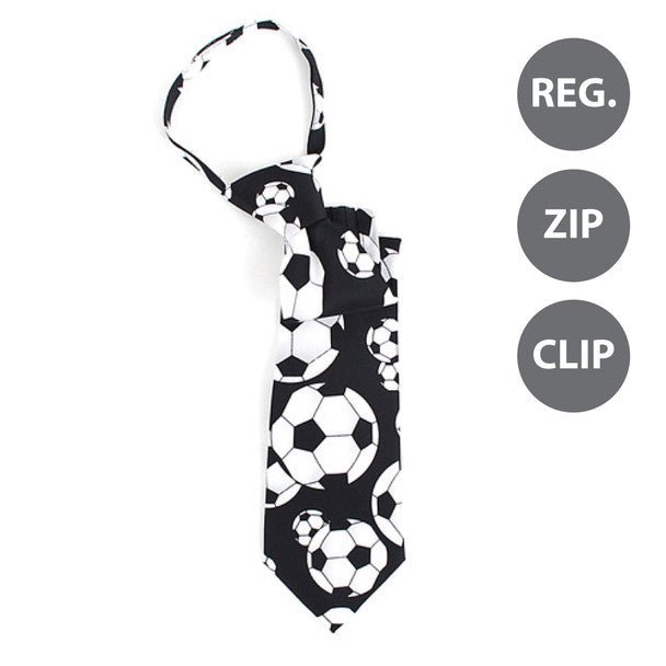 Boy's Soccer Novelty Tie BN2403-T - Bundle Bus