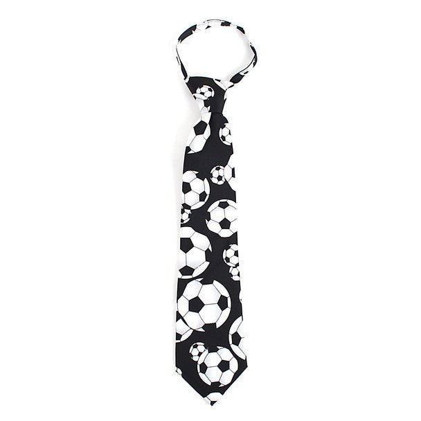 Boy's Soccer Novelty Tie BN2403-T - Bundle Bus