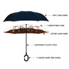 Brown Leopard print Double Layer Inverted Umbrella- UM5023 - Bundle Bus