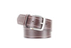 Buffalo Grain Leather Belt with White Stitching RA1767 - Bundle Bus