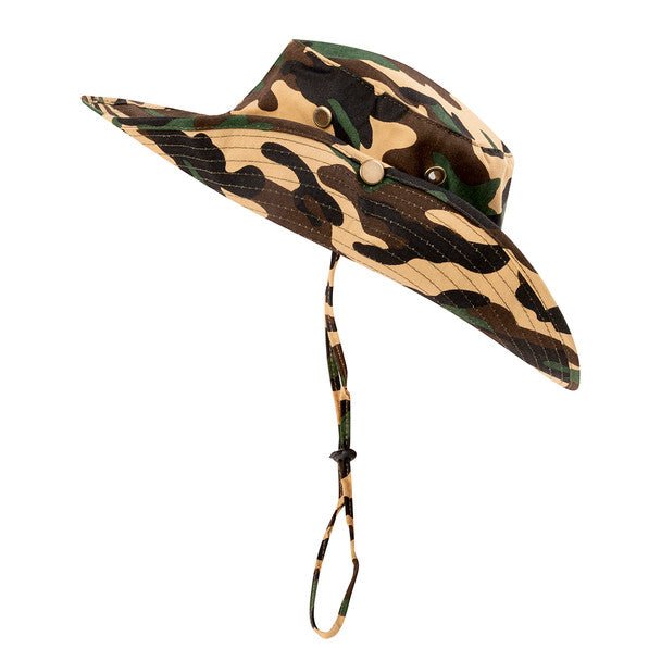 Camo Wide Brim Boonie Sun Hat - BHT1000-CAMO - Bundle Bus