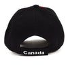 Canada Black 3D Embroidered Baseball Cap, Hat EBC10308 - Bundle Bus