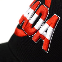 Canada Black 3D Embroidered Baseball Cap, Hat EBC10308 - Bundle Bus