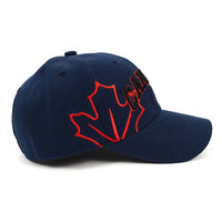 Canada Navy 3D Embroidered Baseball Cap, Hat EBC10307 - Bundle Bus