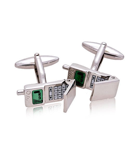 Cell Phone Novelty Cufflink NCL4507 - Bundle Bus