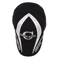 Chicago Black 3D Embroidered Baseball Cap, Hat EBC10299 - Bundle Bus