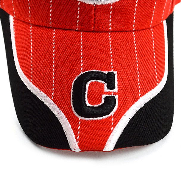 Chicago Windy City Red 3D Embroidered Baseball Cap, Hat EBC10291 - Bundle Bus