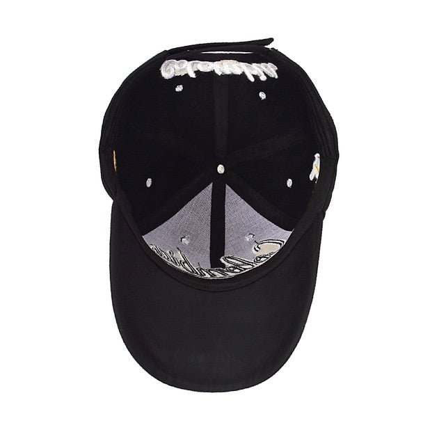 Colombia Black 3D Embroidered Baseball Cap, Hat EBC10306 - Bundle Bus