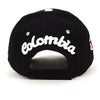 Colombia Black 3D Embroidered Baseball Cap, Hat EBC10306 - Bundle Bus