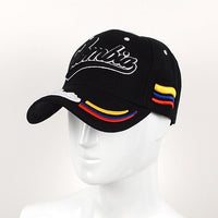 Colombia Black 3D Embroidered Baseball Cap, Hat EBC10306 - Bundle Bus