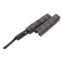 Compact Black with Colorful Bubble Auto Open Umbrella-UM3226-BK - Bundle Bus
