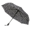 Compact Daisy Flower Auto Open Umbrella-UM3209-BK - Bundle Bus