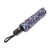 Compact Pink Floral Auto Open Umbrella-UM3212 - Bundle Bus