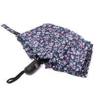 Compact Pink Floral Auto Open Umbrella-UM3212 - Bundle Bus