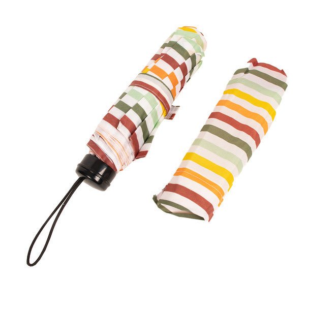 Compact Travel Stripe Umbrella -UM3220-P - Bundle Bus