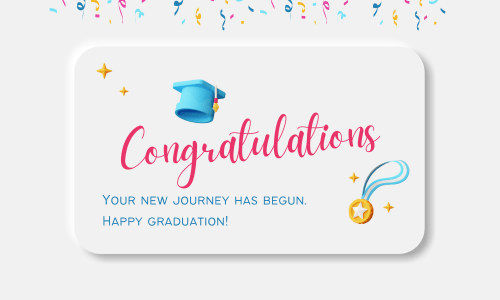 Congratulations #1 Greeting - Bundle Bus