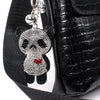 Crystal Bling Heart Panda Keychain -31192JT-S - Bundle Bus