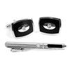 Cufflink and Tie Bar Set CTB684 - Bundle Bus