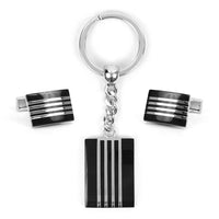 Cufflink & Key Chain Set CKB204 - Bundle Bus