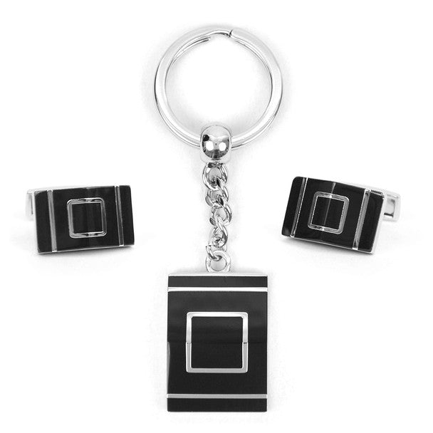 Cufflink & Key Chain Set CKB208 - Bundle Bus