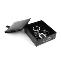 Cufflink & Key Chain Set CKB212 - Bundle Bus