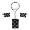 Cufflink & Key Chain Set CKB214 - Bundle Bus