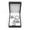 Cufflink & Key Chain Set CKB217 - Bundle Bus