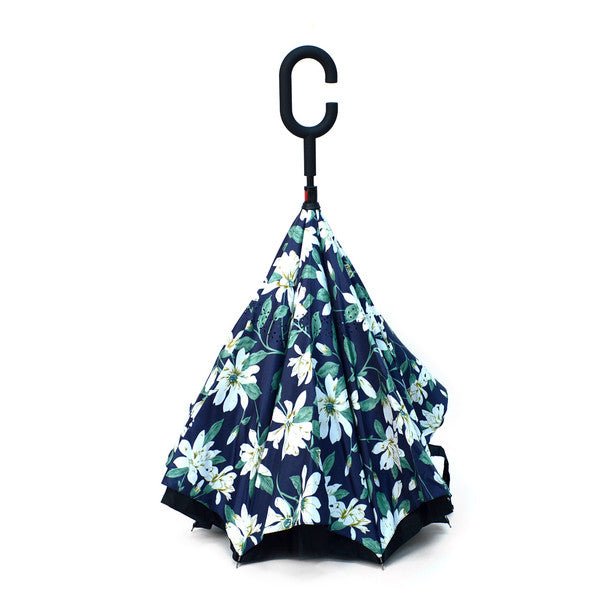 Daisy Flower Double Layer Inverted Umbrella - IUM18060 - Bundle Bus