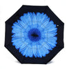 Deep Blue Flower Double Layer Inverted Umbrella - UM18066-1 - Bundle Bus