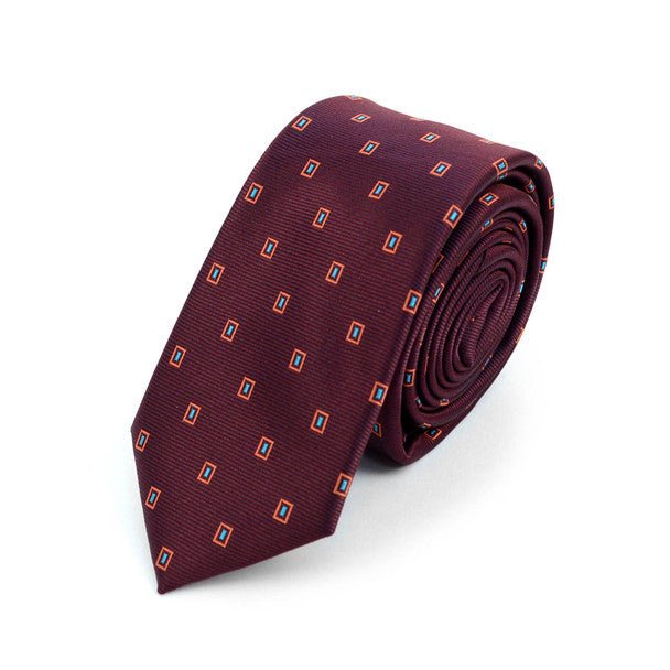 Dots Microfiber Poly Woven 2.25" Slim Tie - MPWS5916 - Bundle Bus