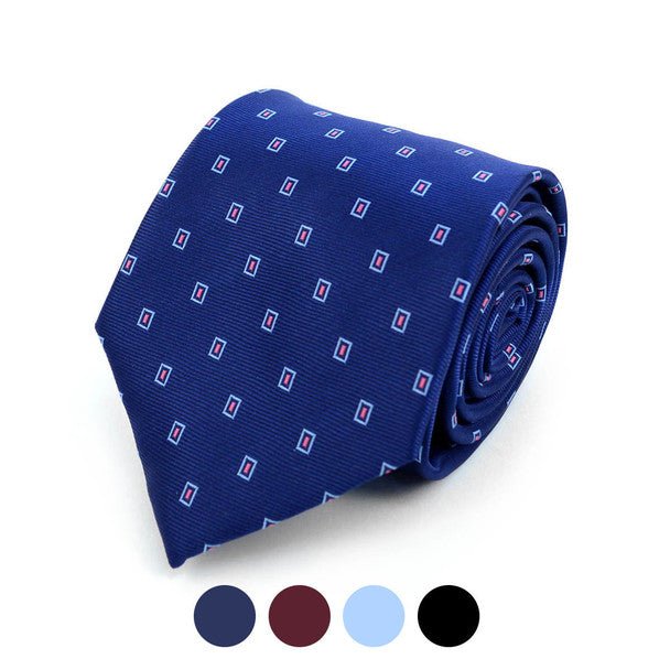 Dots Microfiber Poly Woven Tie - MPW5916 - Bundle Bus