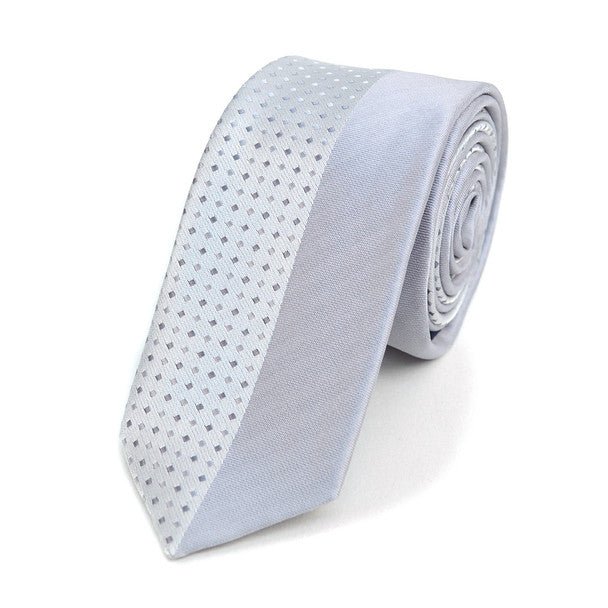 Dotted Microfiber Poly Woven 2.25" Slim Panel Tie MPPW1621 - Bundle Bus