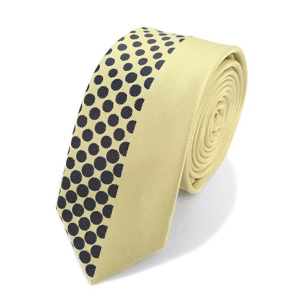 Dotted Microfiber Poly Woven 2.25" Slim Panel Tie MPPW1629 - Bundle Bus