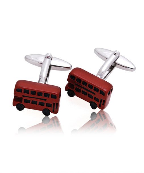 Double-decker Bus Novelty Cufflink NCL3523 - Bundle Bus