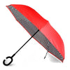 Double Layer Houndstooth Inverted Umbrella - UM18081 - Bundle Bus