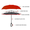 Double Layer Polka Dot Inverted Umbrella - UM5022-P - Bundle Bus