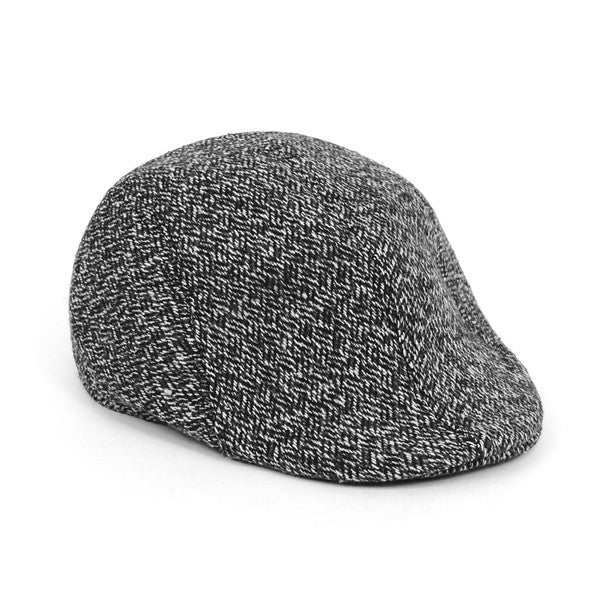 Fall/Winter Black & White Weave Pattern Ivy Hat - H1805050 - Bundle Bus