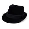 Fall/Winter Trilby Fedora Hat with Black Band Trim - H1805015 - Bundle Bus