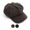 Fall/Winter Unisex British Newsboy Soft Weave Beret Style Cap - WNH1762-64 - Bundle Bus