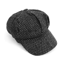 Fall/Winter Unisex British Newsboy Soft Weave Beret Style Cap - WNH1762-64 - Bundle Bus